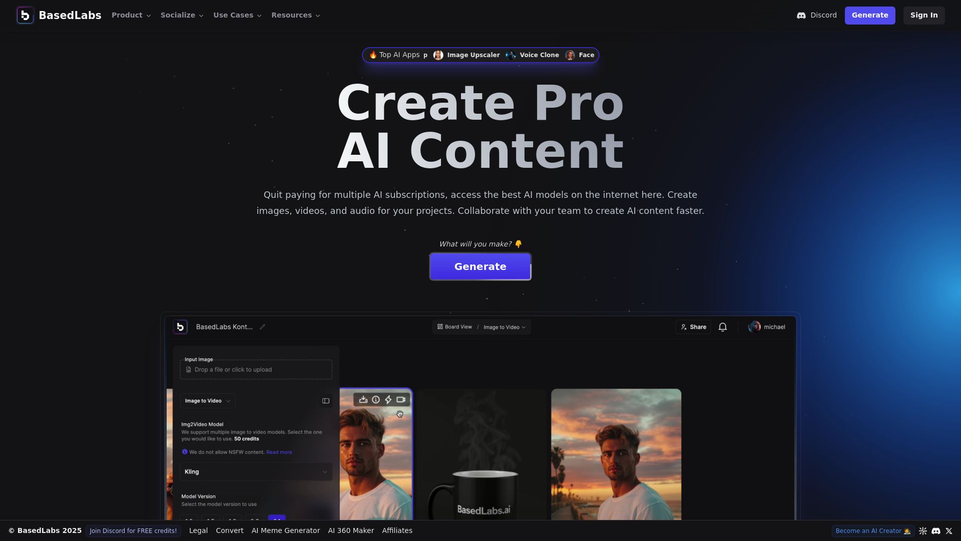Screenshot of basedlabs.ai
