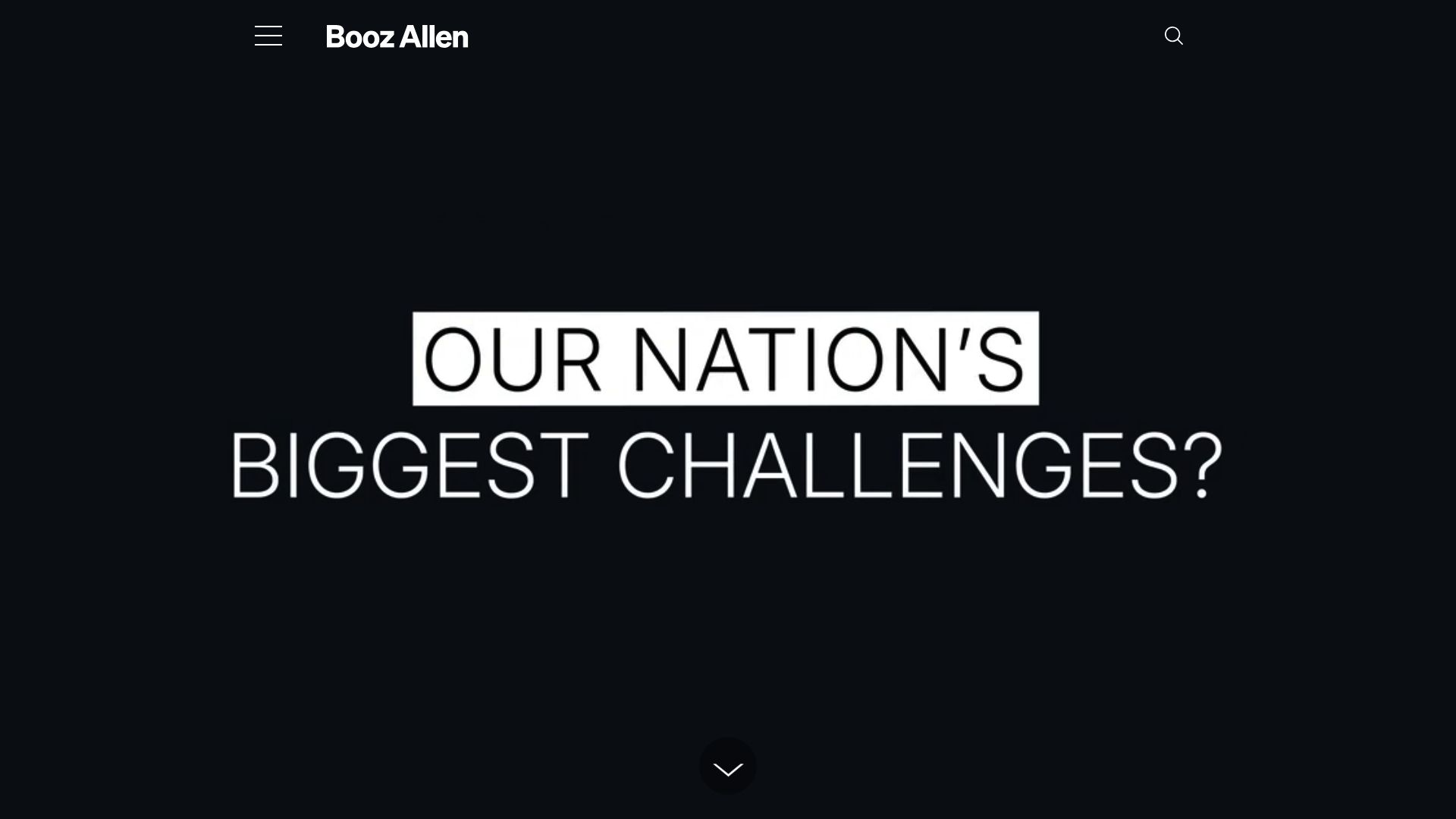 Booz Allen Hamilton technology consulting