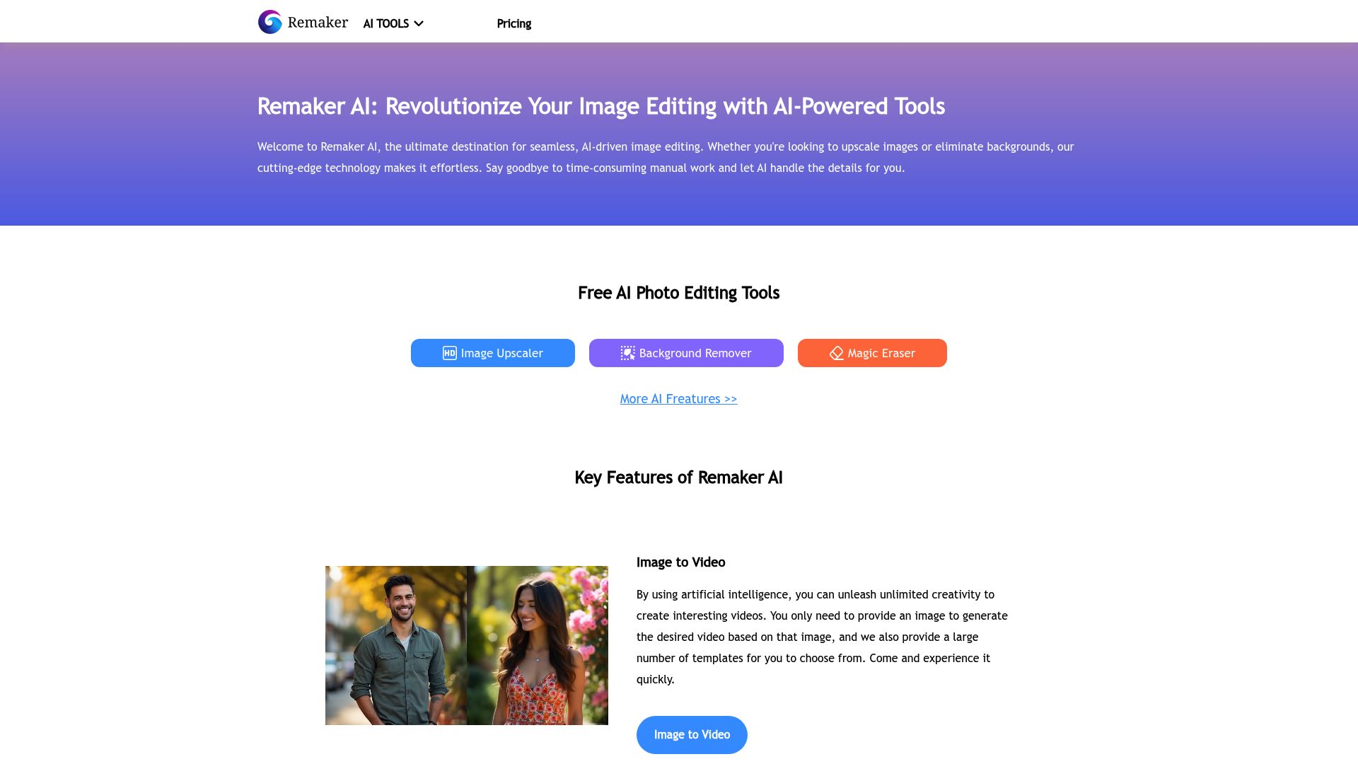 Screenshot of remaker.ai/ai-tattoo-generator