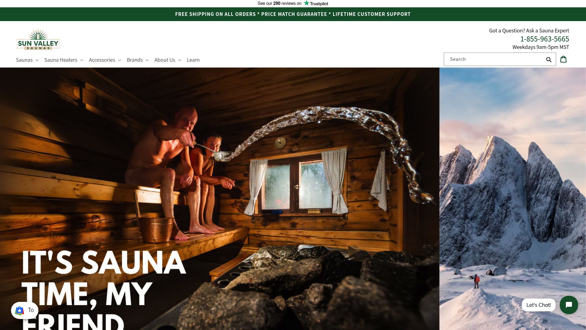 Golden Designs Osla 6 Person Traditional Sauna with Canadian red cedar construction